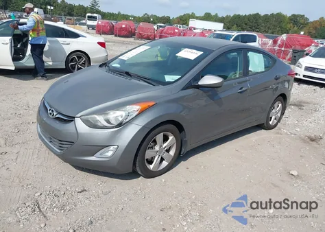 2013 Hyundai Elantra Gls из США, поврежденный, VIN 5NPDH4AE0DH427165